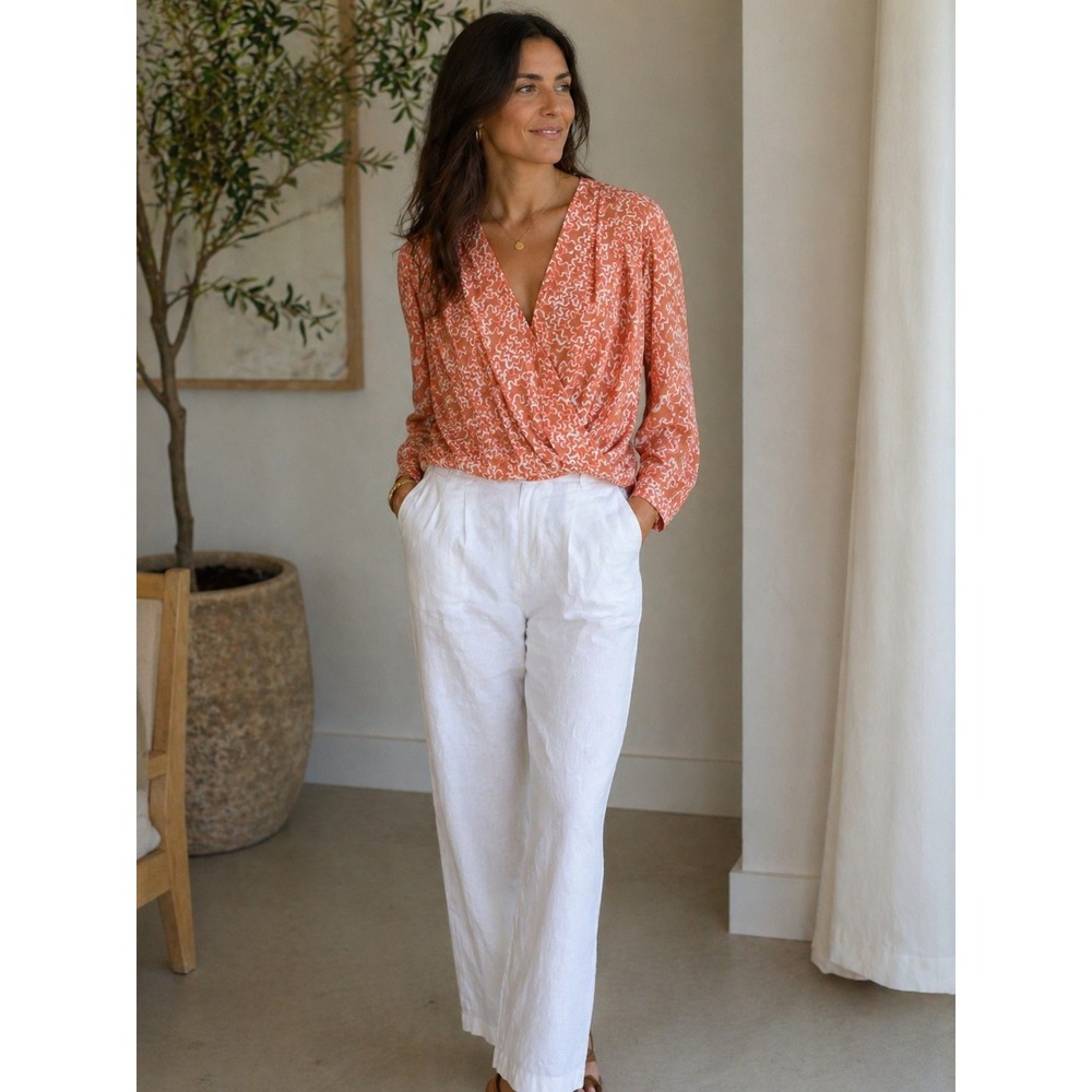 Halogen‎ Wrap Front Blouse
